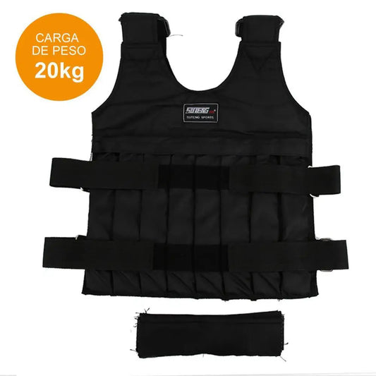 20Kg 50Kg Loading Weighted Vest Adjustable Exercise Training Fitness Jacket Gym Workout Boxing Vest Sand Fitness Waistcoat