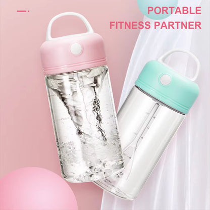 Electric Shake Bottle IPX5 Waterproof 380ML Blending Mixing Coffee Cup Automatic Protein Shaker Plastic Water Drink Mixer