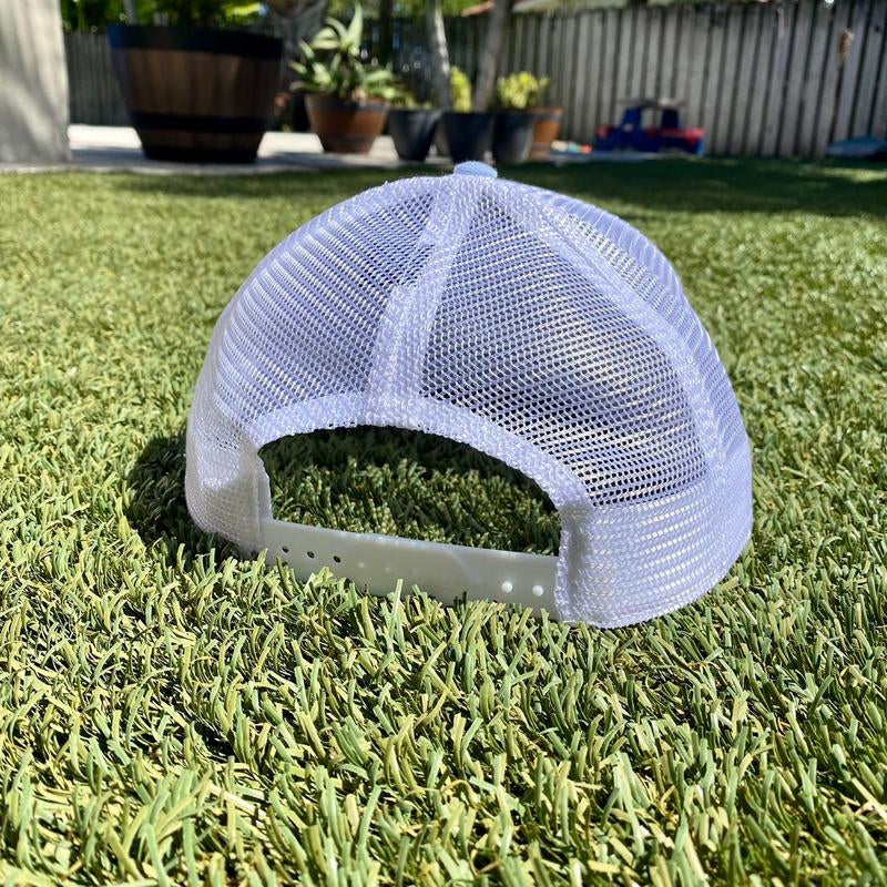 Living Easy Golf Baseball Cap with Silicone Application for Secure Fit and Trucker Mesh for Maximum Coolness