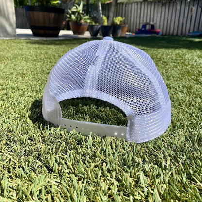 Living Easy Golf Baseball Cap with Silicone Application for Secure Fit and Trucker Mesh for Maximum Coolness