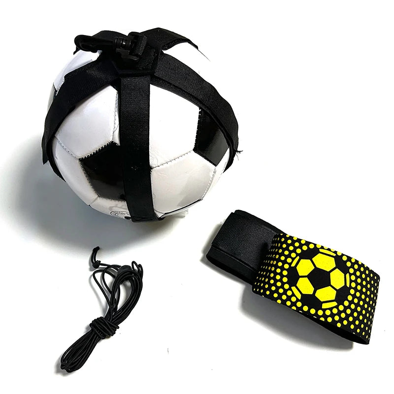 Soccer Ball Juggle Bags Children Auxiliary Circling Training Belt Kids Soccer Kick Trainer Kick Solo Soccer Trainer Football